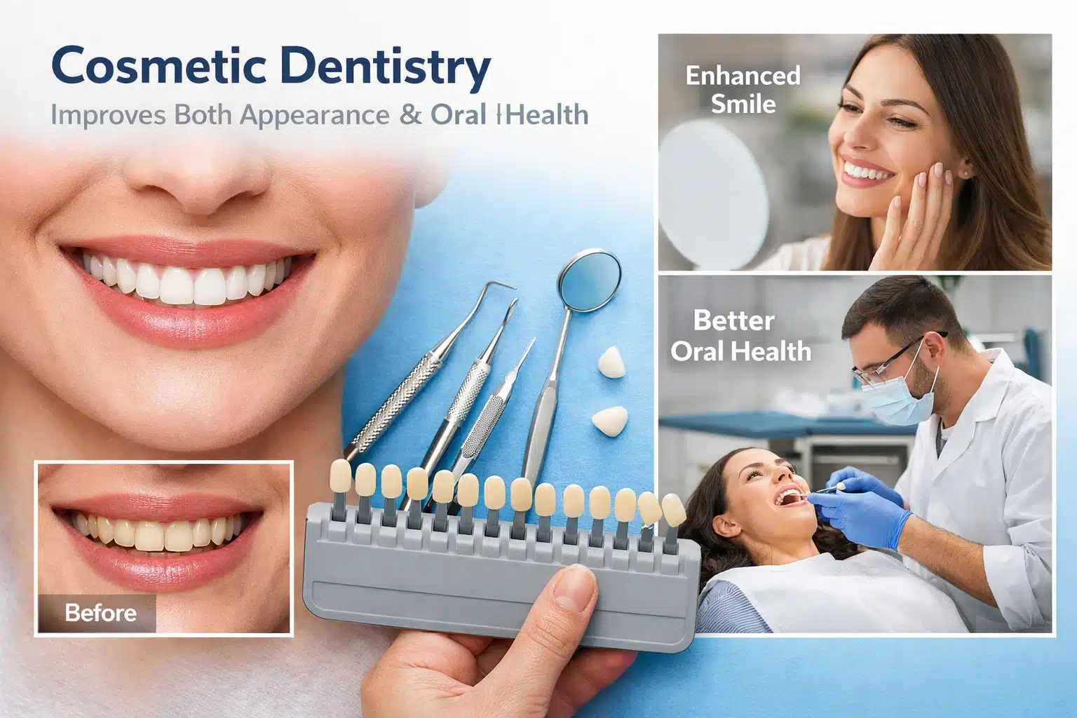 How Cosmetic Dentistry Improves Both Appearance and Oral Health