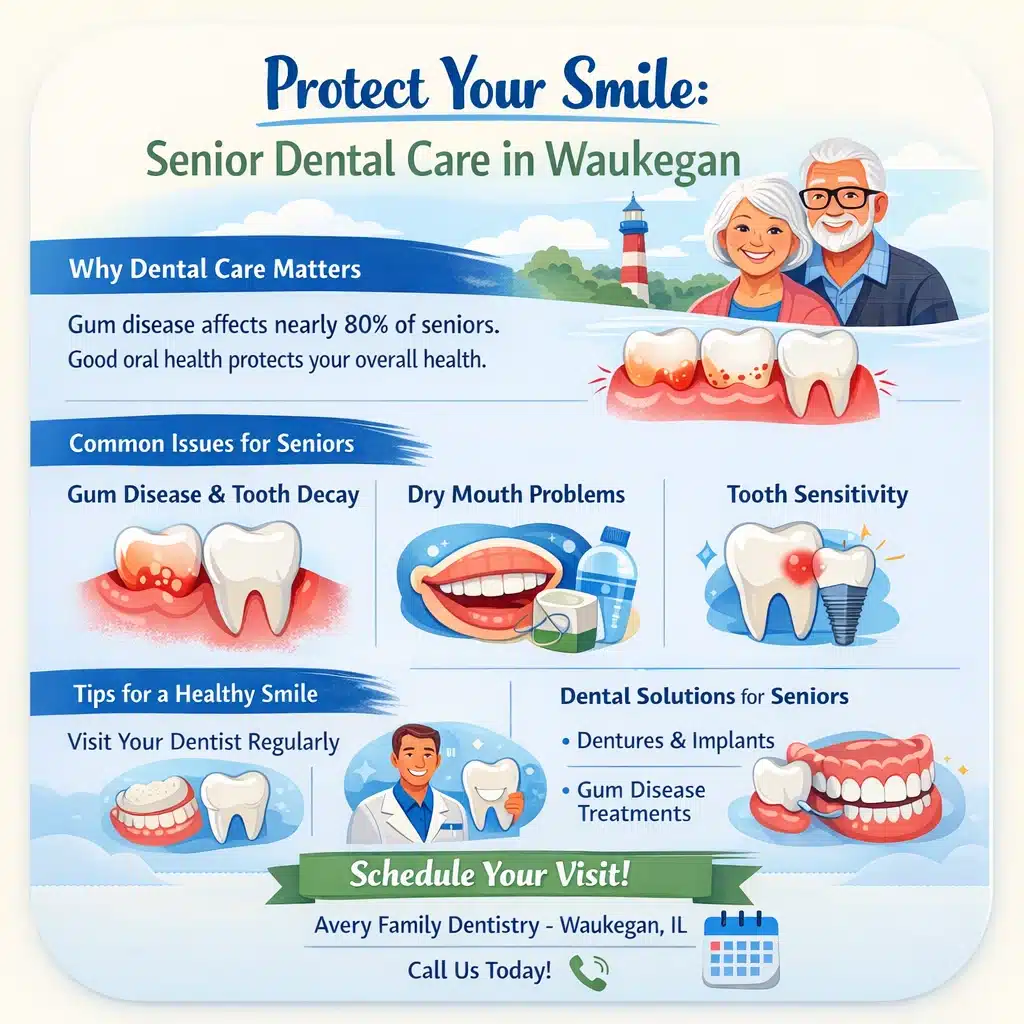 Senior Dental Care in Waukegan, Illinois: Protecting Your Smile as You Age